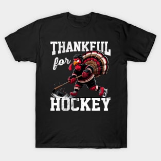 Thankful for Hockey Turkey T-Shirt